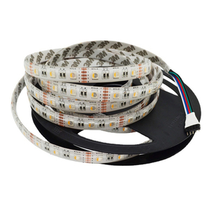DC 12V SMD5050 4合1 RGBW RGBWW发光二极管条-60发光二极管/米-防水IP67/IP65/IP30-RGB和暖白带 - Product Image 4