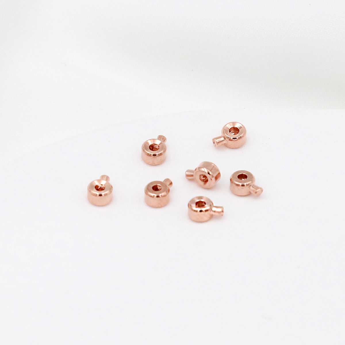 Rose gold flat positioning buckle