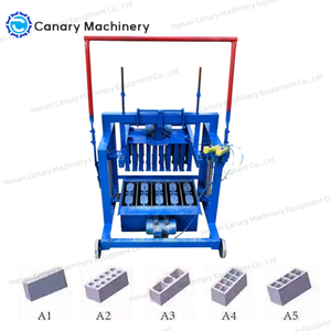 Venta de fábrica, máquina de ladrillos diésel, máquina para fabricar bloques de construcción, bloque hueco, molde de ladrillo de hormigón - Product Image 1