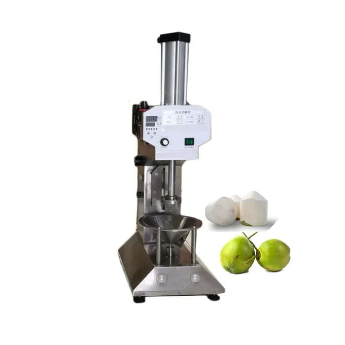 Adjustable automatic small fresh coconut peeler young coconut peeling machine juicer