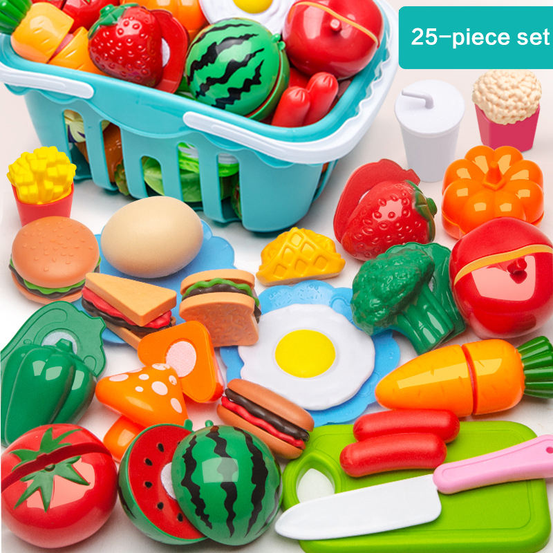 Panier + ensemble de 25 pièces