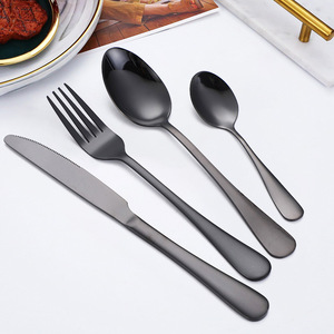 410 Modern <strong>Design</strong> <strong>1010</strong> Stainless Steel Tableware Set 4-Piece Knife Fork Spoon Set Cutlery Set - Product Image 4