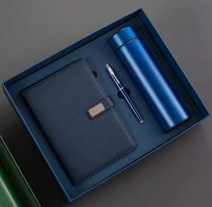 Beliebte Muttertag Geschenkset <span class=keywords><strong>Box</strong></span> Benutzer definierte Flasche Leder <span class=keywords><strong>Notebook</strong></span> Thermoskanne Set