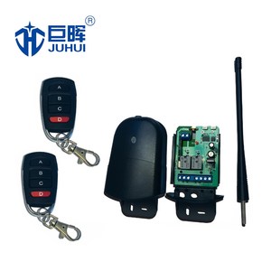 Interruttore telecomando Wireless 12V/24V 433Mhz con relè a 2 canali e 2 pezzi telecomandi a due tasti opzioni di codice fisso e rotolamento - Product Image 3