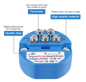 温度センサーモジュール温度アンプ0-10V出力Pt100温度トランスミッタPt100 - Product Image 6