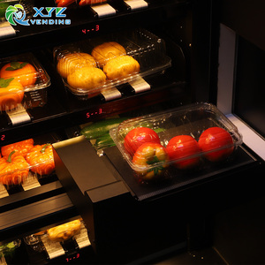 32英寸触摸屏投币式钞票冷藏沙拉蔬菜食品销售自动售货机 - Product Image 3
