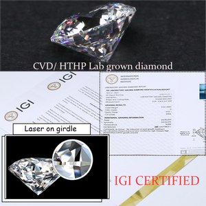 Giấy chứng nhận IGI 18K vàng trang sức cvd hpht 0.5ct phòng thí nghiệm tạo ra Kim Cương 14k Rose Gold <span class=keywords><strong>Stud</strong></span> Bông tai phòng thí nghiệm Grown kim cương Bông tai - Product Image 6