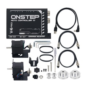 V4 EXOS2プロオンステップEXOS2赤道マウントV4 GOTOアップグレードキット2軸トラッキング天文アクセサリ - Product Image 1