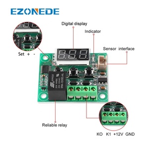 W1209 DC 12V LED Digital Thermostat <strong>Temperature</strong> Control Thermometer Thermo <strong>Controller</strong> Switch Module <strong>with</strong> <strong>NTC</strong> Temp <strong>Sensor</strong> Probe - Product Image 3