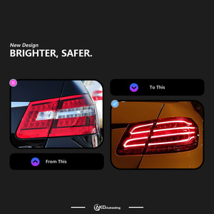 Araba Styling kuyruk lambası için Benz W212 LED arka lambası 2009-2016 e-class E200 E300 E300 E350 sinyal arka Drl otomotiv aksesuarları - Product Image 2