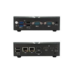סיטונאי N100 2.5G N100 DDR5 מיני מחשב RJ45 COM מיני מחשב ללא מאוורר 16G זיכרון מחשב שולחני