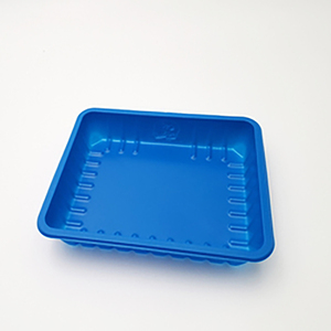 定制热销可回收食品级<span class=keywords><strong>pp</strong></span>塑料吸塑托盘，水果盘肉盘外卖盒