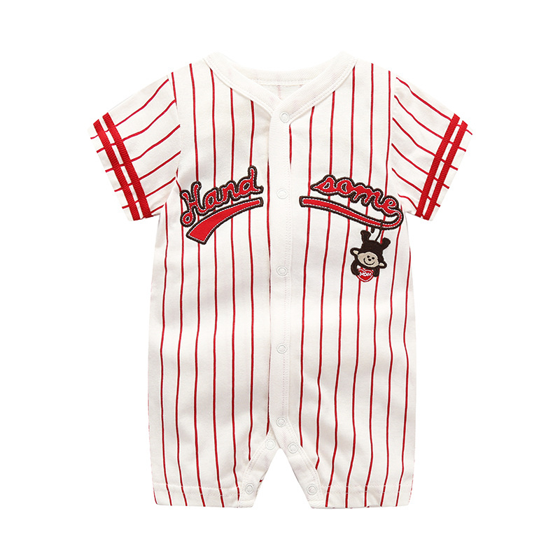 Boxer-short - Baseball à rayures horizontales - Singe