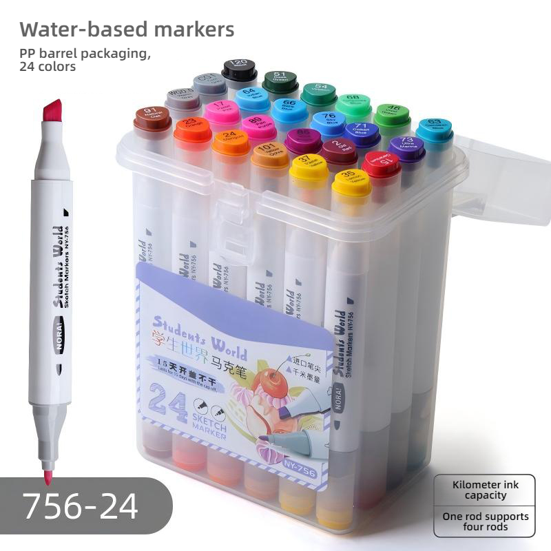 24 couleurs à base d'eau