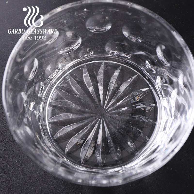 8inch Apple Engraved Edge Glass Desert Bowl salad bowl
