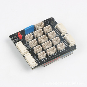 Placa de cableado de sensor compatible con Arduino UNO con interfaz antirretroceso PH2.0 y placa de expansión IO, diseño fácil de insertar