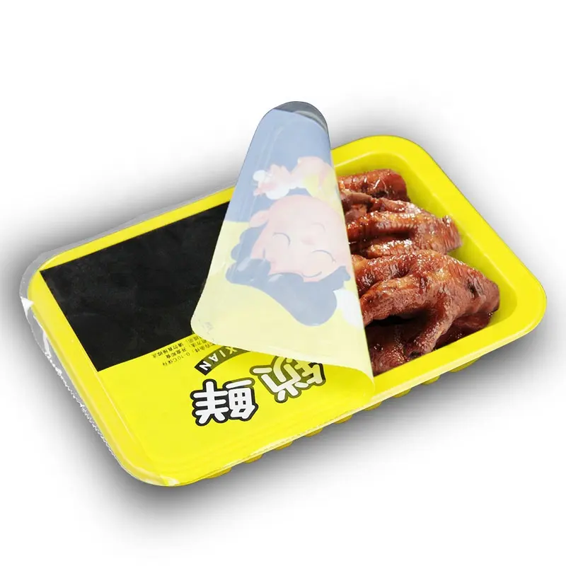Wholesale Custom Biodegradable Disposable Blister Vacuum Formed Plastic Frozen Food meat Packaging Tray