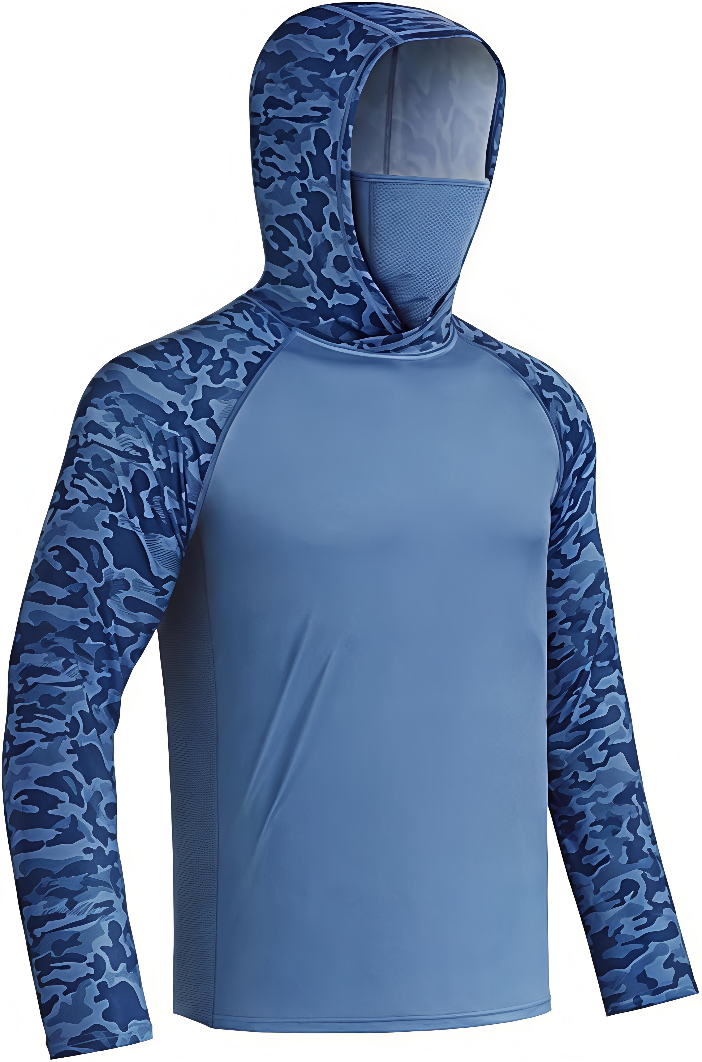Light Blue Stripes Dots Camo