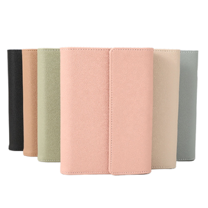 Terbaik penjual A6 <span class=keywords><strong>Binder</strong></span> kulit perencana dokumen anggaran pemegang Fly Leaf penutup PVC bahan dicetak gaya A5 A4 Organizer ukuran - Product Image 1