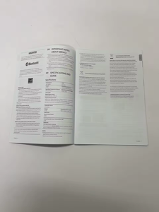 Gümrük kullanım kılavuzu kitapçık katalog tam renkli broşür talimat kitap baskı katlanmış afiş baskı broşür kullanım kılavuzu - Product Image 6