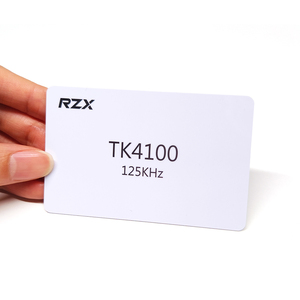 คีย์การ์ด rfid ล็อคประตูโรงแรมเขียนบัตรประจําตัว 125khz TK4100 บัตรเปล่าสีขาวพร้อมหมายเลขซีเรียล - Product Image 4