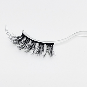 12mm Faux Mink Half <strong>Lashes</strong> Natural Looking Handmade Thick Fluffy Cat <strong>Eye</strong> <strong>Lashes</strong> Accent Wholesale Eyelash Box
