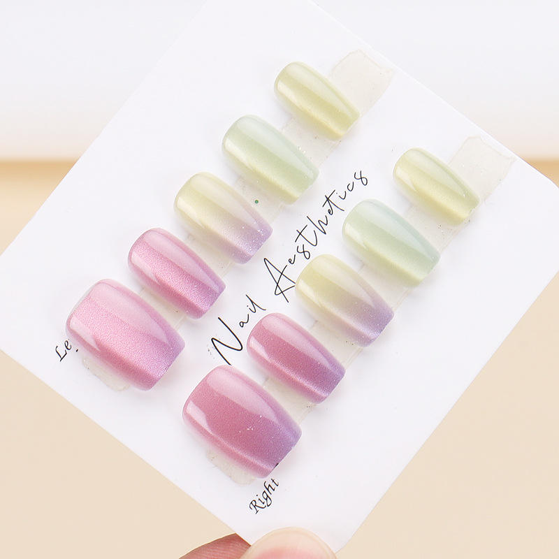 1530 Uñas Hechas A Mano M Tamaño 10 Piezas Caja