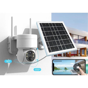Sistema di sicurezza IP a energia solare per esterni Mini CCTV visione notturna Audio Video di rete di sorveglianza con sensore di telecamere Ip - Product Image 3