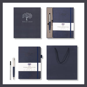 Oem A5 Pu Lederen Softcover <span class=keywords><strong>Notebook</strong></span> Cadeau Promotie Pakket Compleet Met Gepersonaliseerde Pen En Wikkel - Product Image 3