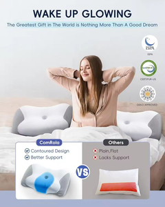 Cina farfalla cuscino cervicale Memory Foam Anti-russare ortopedico collo e cuscino per dormire con la terapia del sonno profondo - Product Image 2