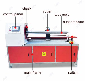Pneumatisches Mehrmesser-Papier rohr Automatische Last Entladen Papier kerns chneide maschine Preis - Product Image 3