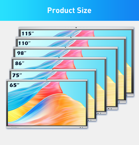 55/65/75/86 pollici dito Multi Touch Screen Smart Display LCD sala riunioni elettronica digitale interattivo intelligente lavagna bianca - Product Image 4