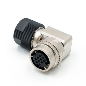 LECHUAN tek dokunuşla kilitleme tarzı 2Pin Metal dik açı fiş küçük boyutlu DDK CM10-AP10S-M dairesel konnektörler plastik bakır - Product Image 3