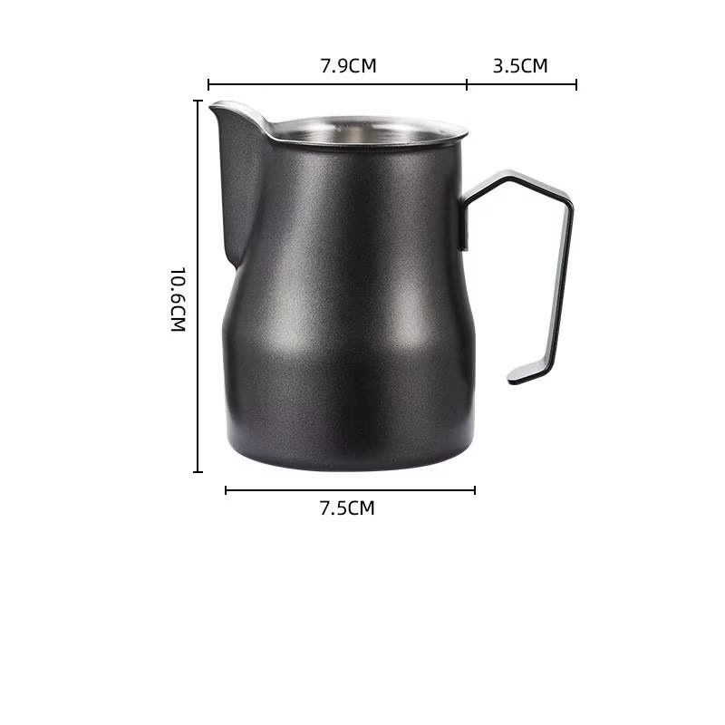 bec en forme de bouche de grue noire 350ml