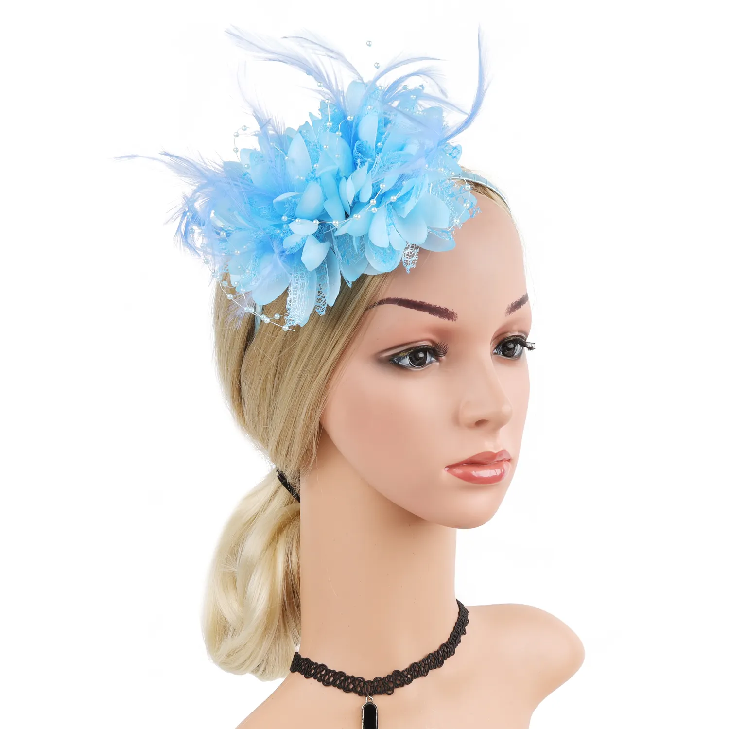 I più nuovi accessori per capelli con fermagli per capelli cappelli da chiesa più popolari cappello da sposa per le donne