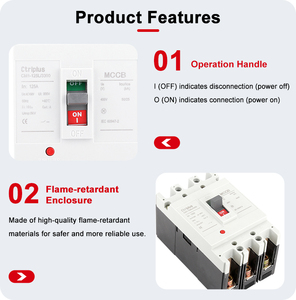 Disyuntor de caja moldeada MCCB de alto valor 200A 4P - Product Image 2