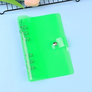 PVC Transparent Ring Binder Notebook <strong>Gift</strong> Colorful A6 Clear <strong>Budget</strong> Binder - Product Image 5