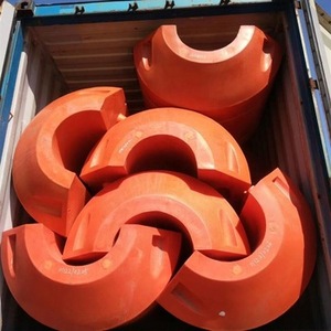 Flotador de tubo de dragado de plástico HDPE de alta densidad Marina flotador descarga de arena tubería de dragado boya flotador de tubo de plástico - Product Image 4