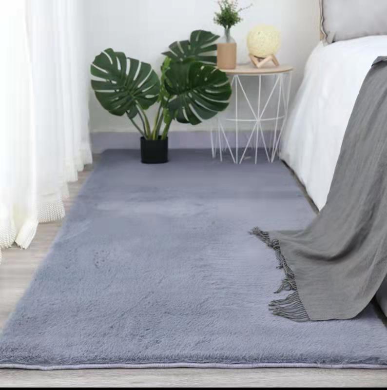 Pelo di coniglio grigio blu