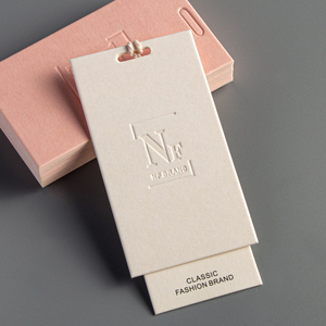 Fashions Price Tags With <strong>String</strong> Brand Labels Custom Tags <strong>High</strong> <strong>Quality</strong> Paper Hanging Labels - Product Image 4