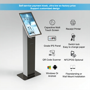 Touch Kiosk Electronic <strong>Queue</strong> <strong>Management</strong> <strong>System</strong> with Ticket Dispenser Bank Payment Kiosk Equipment