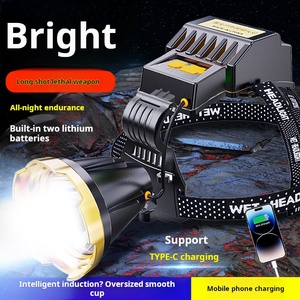 Xinsite Đèn Pha <span class=keywords><strong>Led</strong></span> <span class=keywords><strong>l</strong></span>õi ngô siêu sáng Đèn cắm trại phiêu <span class=keywords><strong>l</strong></span>ưu ngoài trời 7 chế độ có thể sạc <span class=keywords><strong>l</strong></span>ại Đèn pin đầu ion Lithium cơ thể bằng nhựa - Product Image 3