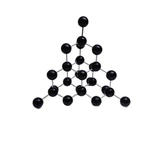 Modelo de estructura molecular de diamante, herramienta de Química educativa para enseñanza de escuelas superiores - Product Image 1