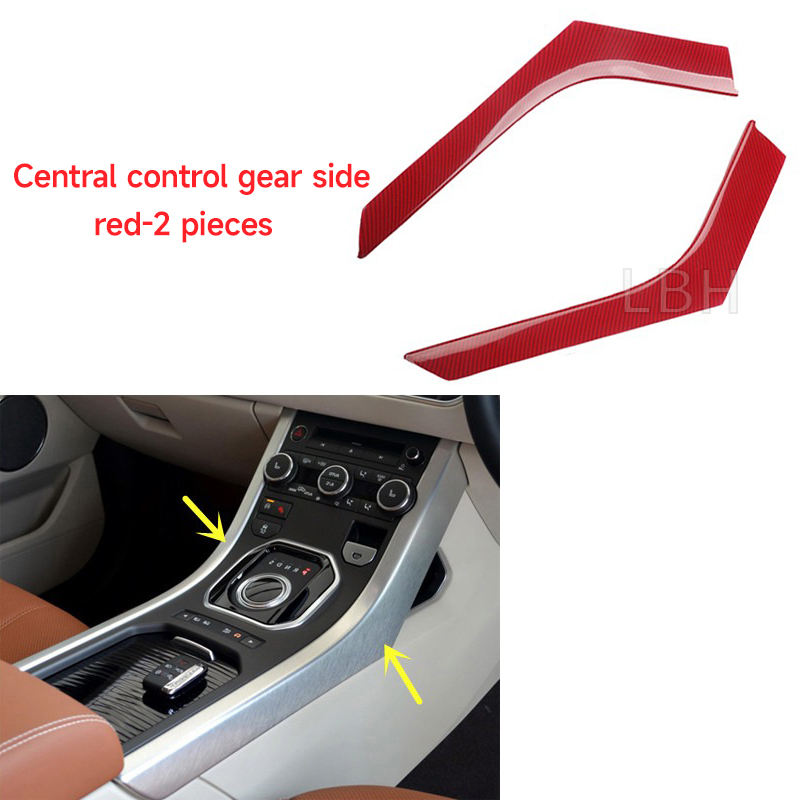 Commande centrale côté engrenage rouge-2 pièces