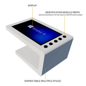 HD Focus Interactive Intelligent Multi-Touch <strong>LCD</strong> Advertising <strong>Display</strong> Kiosk Airport Use Object Recognition Table SDK <strong>Function</strong> OEM - Product Image 5