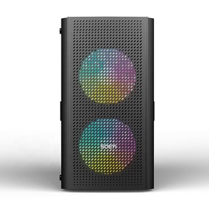 SOEYI売れ筋ホワイトブラックピンクカラーコンピューターケース小型タワーPCシャーシゲーミングケース - Product Image 6