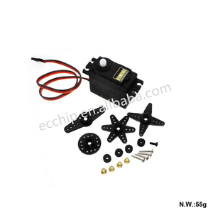 SG-5010 360 derece sürekli rotasyon Servo yüksek tork Metal Servo Robot modeli aksesuarları Servo Motor SG-501