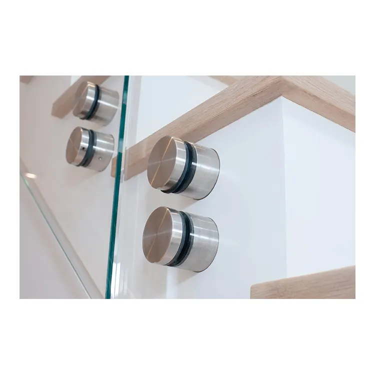 Support de verre en acier inoxydable, raccords de balustrade, support de verre, balustrade en verre 304 316 2205