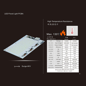 Driverless DOB SMD LED modulo 3W scheda PCB di potenza per proiettori 10W-200W lineare LED Board SMD2835 sorgente per luce di inondazione - Product Image 3