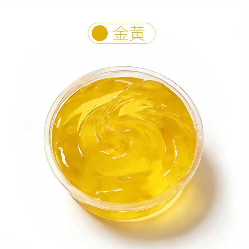 Barro de cristal de boro bajo, calidad de exportación, dorado.